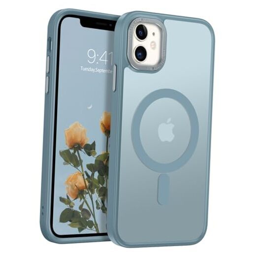 for iPhone 11 Phone Case, Phone case iPhone 11 Magnetic Case GRAY BLUE