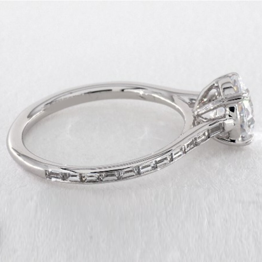 GIA IGI Certified Real Diamond Wedding Ring Round 1.07 Ct Solid 18k