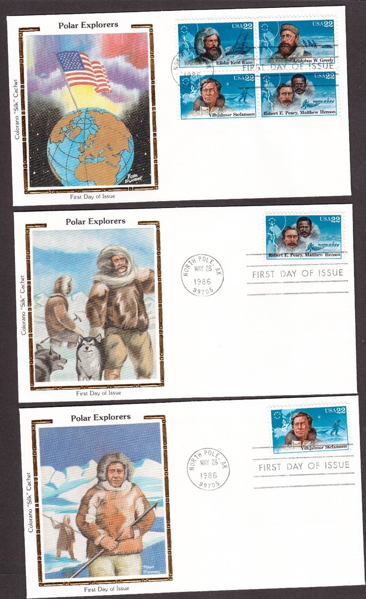 新品 Doit Science『2003-2023』(LP) US 2220-23 FDC Set of 5 Polar Explorers w/ Colorano