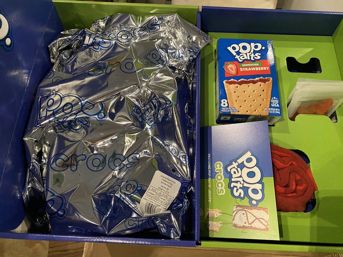 Pop Tarts Crocs LIMITED EDITION Croc Tarts Size 10 Men 12 Women IN STOCK