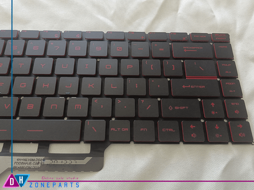 New Original US Keyboard For MSI GS65 GF63 GF65 Stealth Thin 8RE/8RF Backlit - Picture 4 of 5