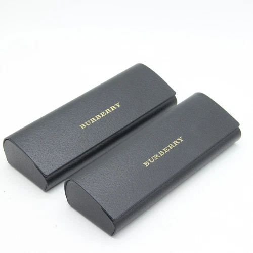 LOT OF 2 NEW BURBERRY BLACK AUTHENTIC EYEWEAR EYEGLASSES GLASSES SMALL CASE ONLY