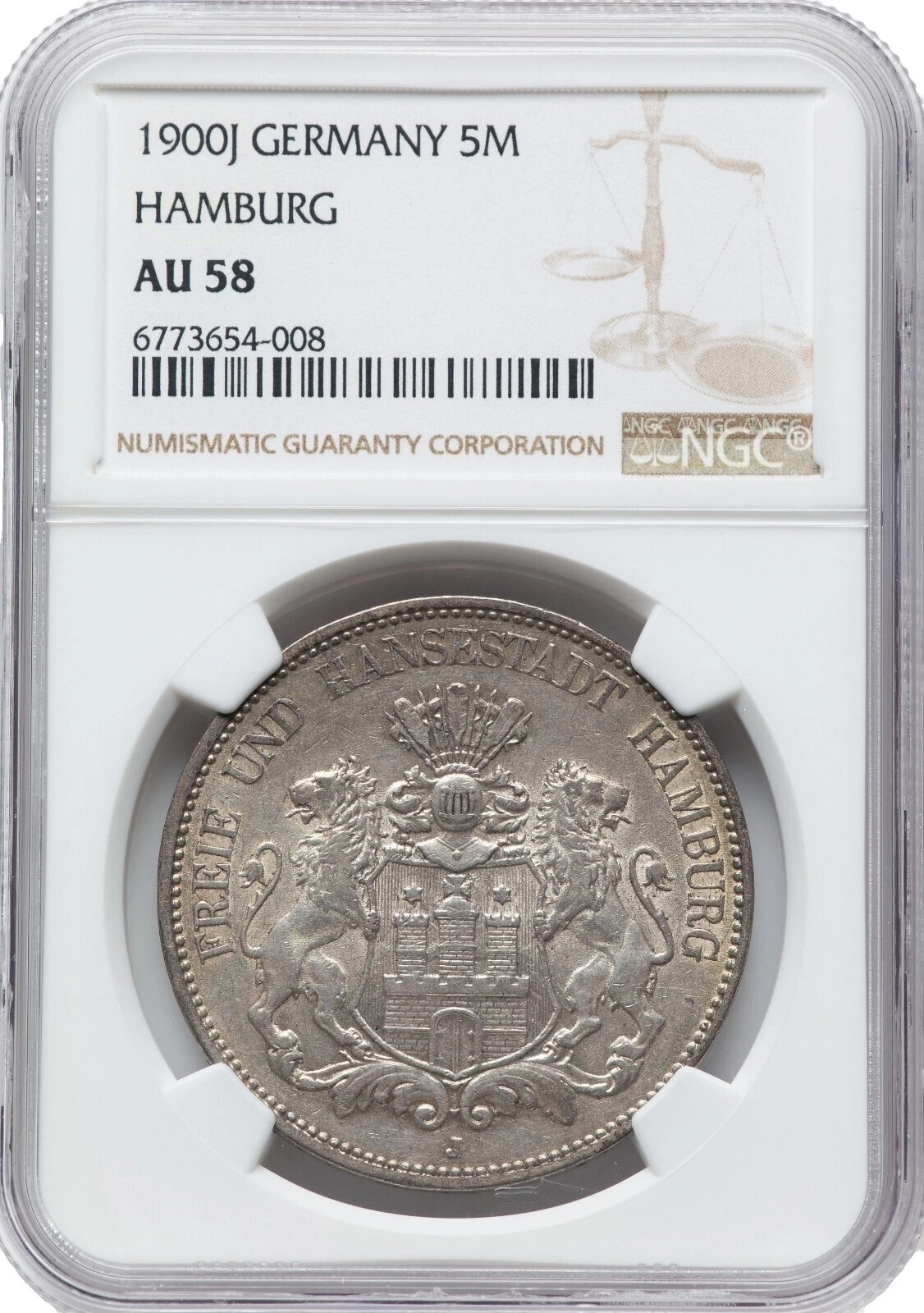 Silver 1900 Year German Coins