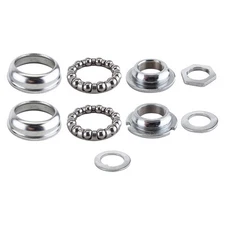 SUNLITE  BICYCLE 1 PIECE HEX 24tpi SILVER 65mm BOTTOM BRACKET CUP SET w/Bearings
