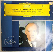 Schumann Richter Piano Concerto / Novellette LP Deutsche Grammophon 138 077