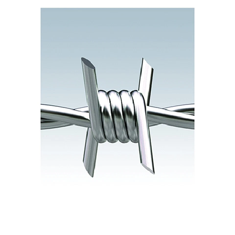 FILO SPINATO ACCIAIO ZINCATO RECINZIONE FERRO SPINOSA RETE METALLICA SPINATA - Immagine 2 di 4