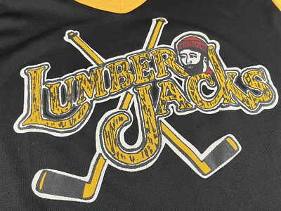 Muskegon Lumberjacks Hockey Jersey Small Vintage 80s 90s CCM Men's