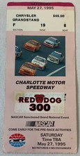 May 27, 1995 RED DOG 300 ticket ~ NASCAR ~ Charlotte Motor Speedway
