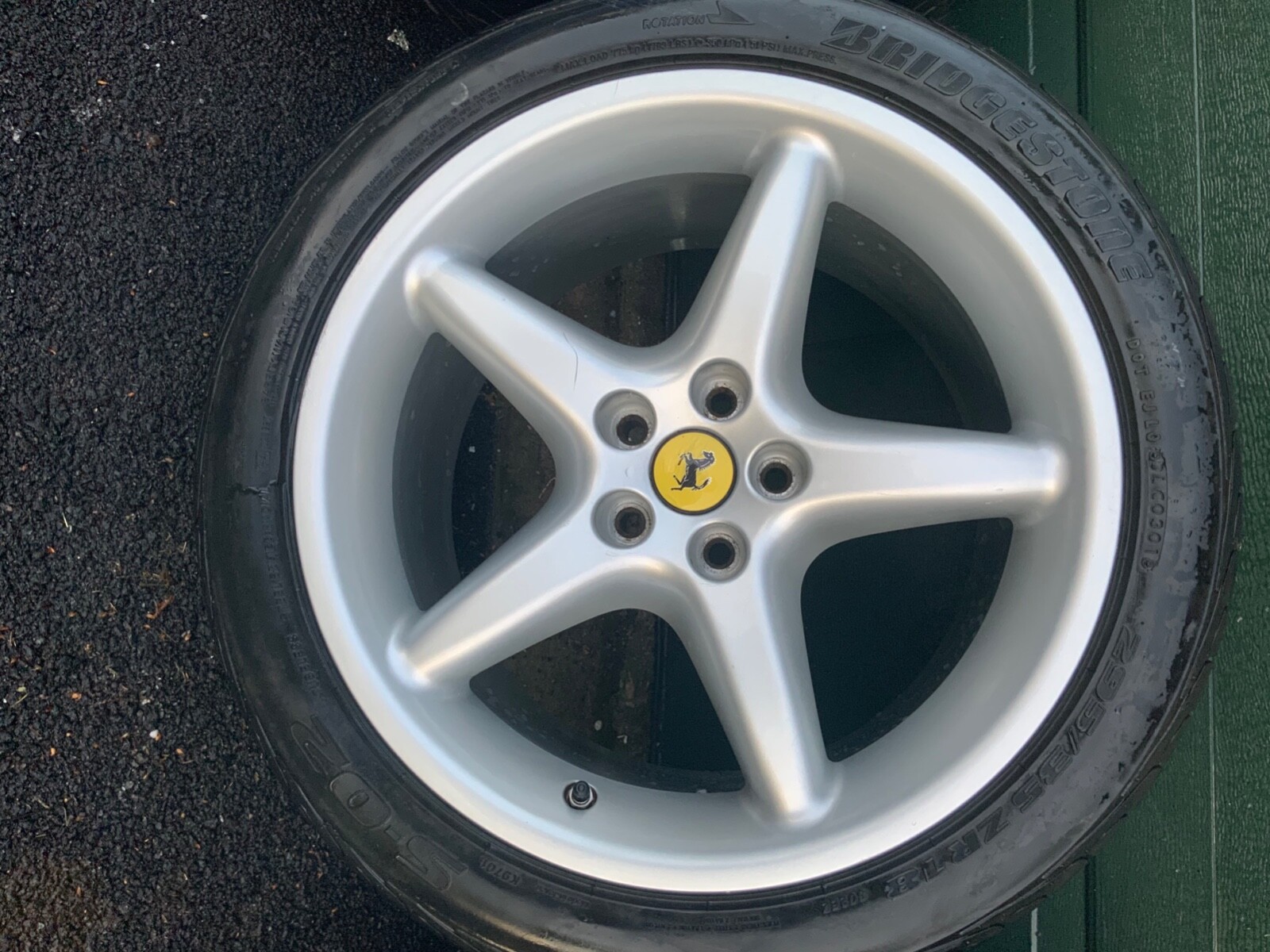 18" FERRARI 550 MARANELLO BBS WHEELS OEM RIMS 179379 179378 WHEEL RIM