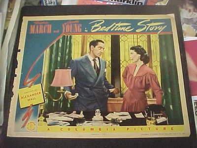 BEDTIME STORY, 2 orig 1941 LC's [Fredric March, Loretta Young] | eBay