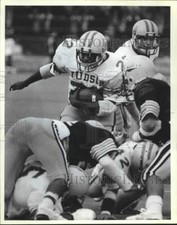 Press Photo Judson High School football player Chris Samuels in action