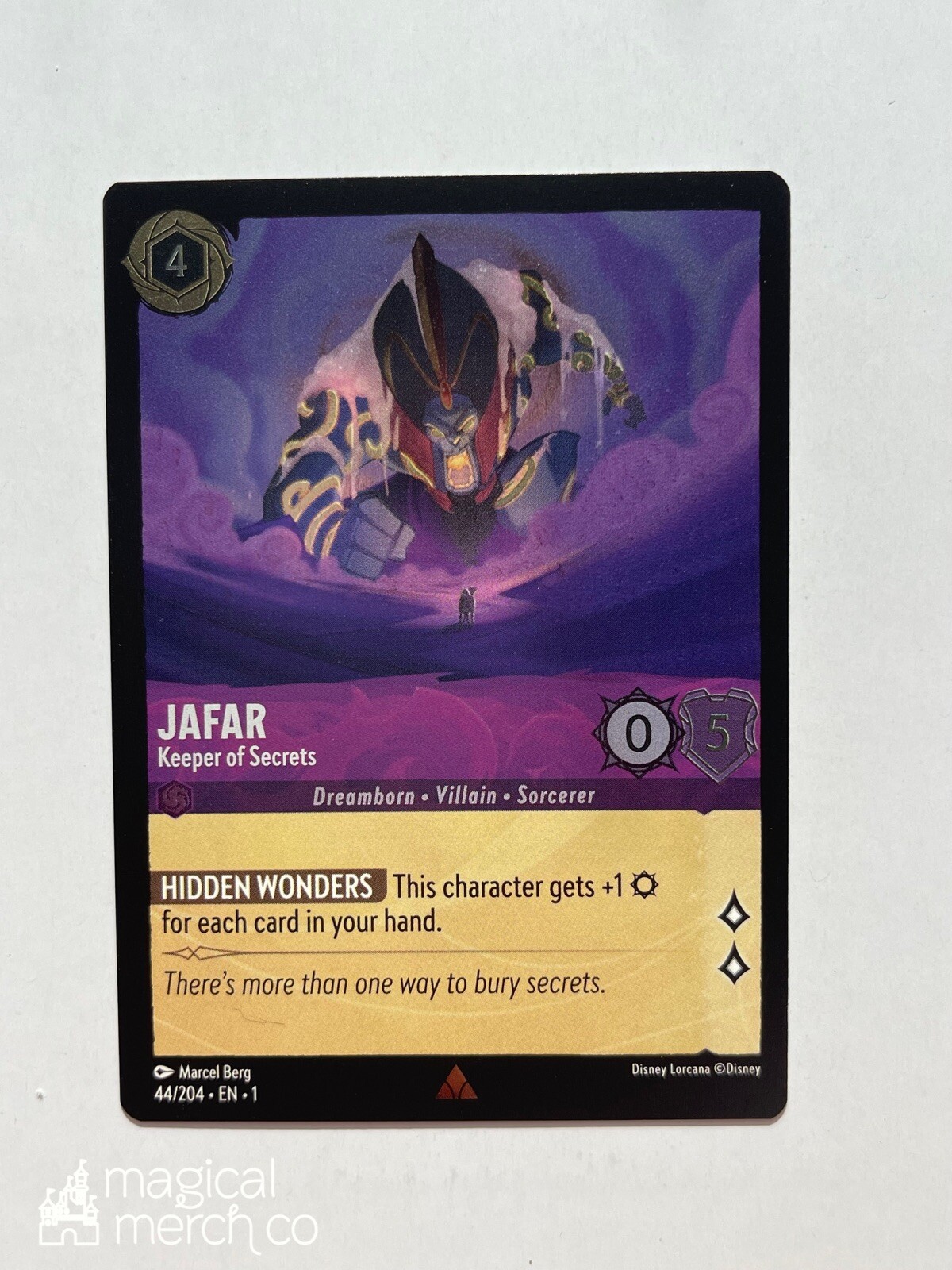 Jafar - Keeper of Secrets 2023 The First Chapter #44/204 Cold Foil