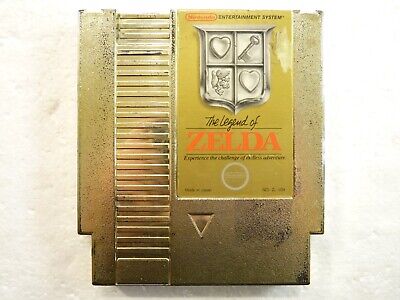 Legend of Zelda Gold Authentic Nintendo NES Game 