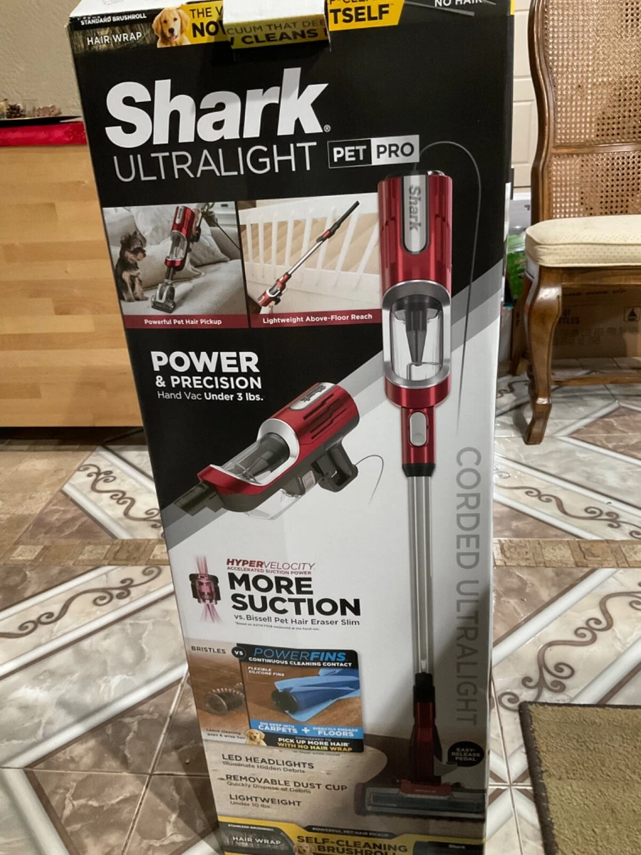 Shark UltraLight Pet Pro Corded Stick With PowerFins Corded