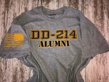 DD-214 Alumni Military T-shirt. Perfect For Military Veteran 823