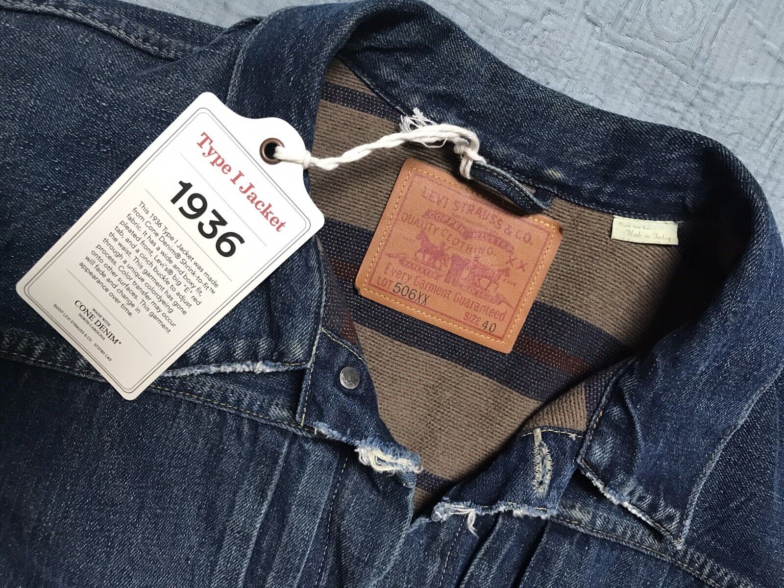 Lvc 1936 type i jacket by Levi's in 2023