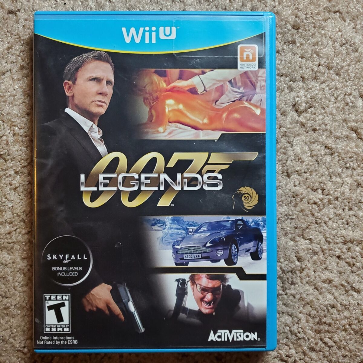 007 Legends Nintendo Wii U James Bond complete in box CIB