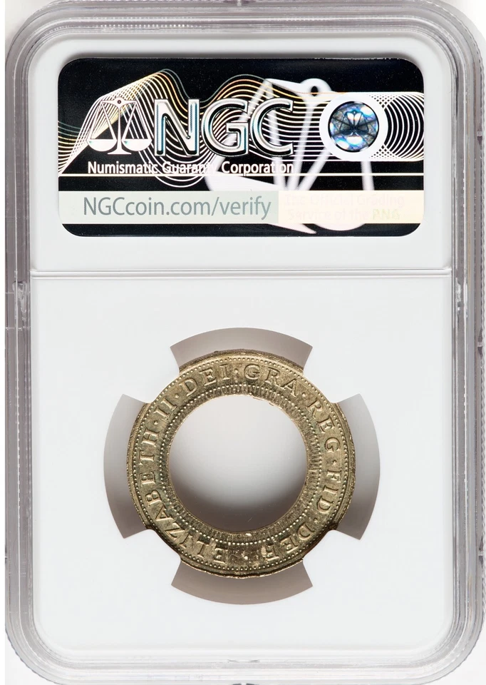 ER410 Mint Error 2015 Great Britain Two Pounds, Technology Achievement. NGC MS65 - Image 3 of 3