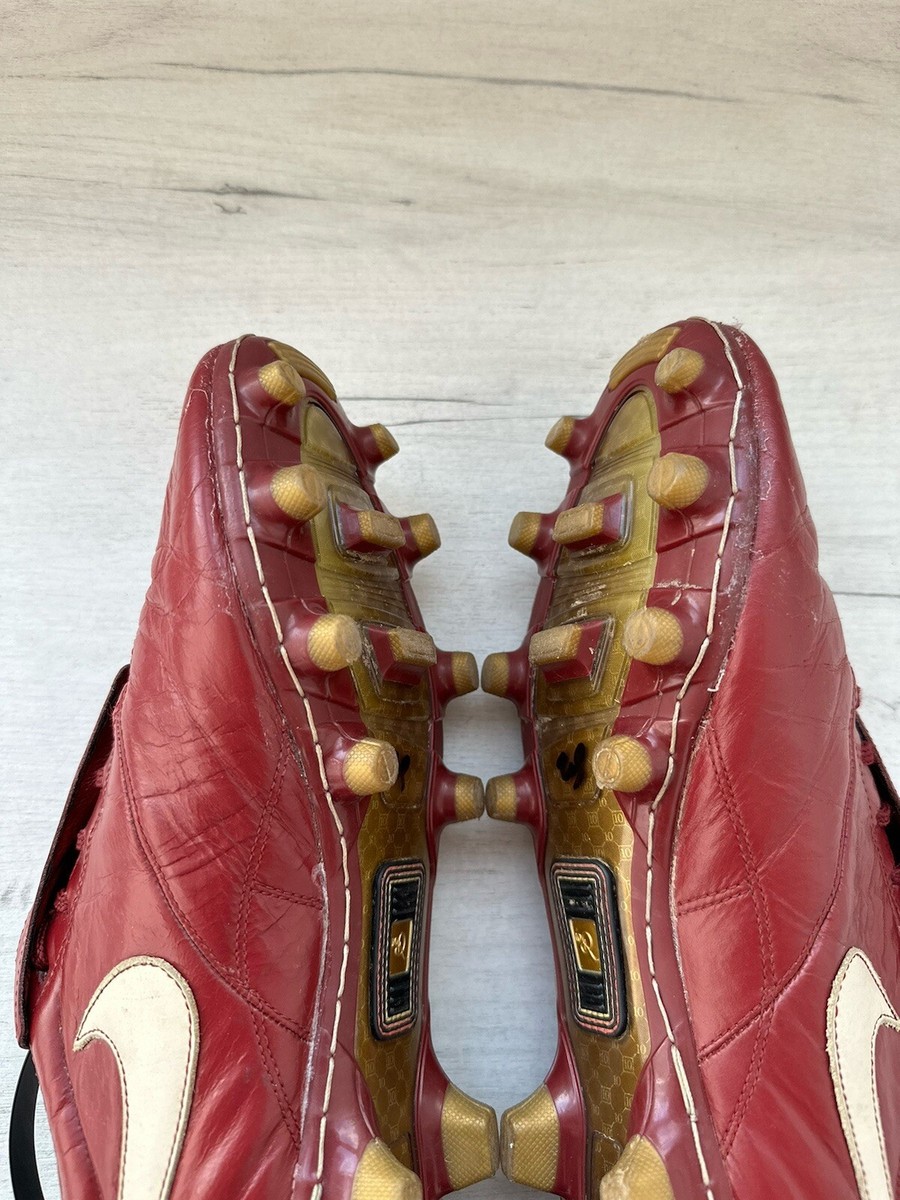 Nike Tiempo Legend Ronaldinho FG Burgundy Football Soccer Cleats