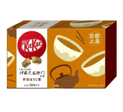 Kit Kat JAPAN Mini Ito Kyuemon Uji-Hojicha Hoji Tee 10 Stück Made in JAPAN - Tok