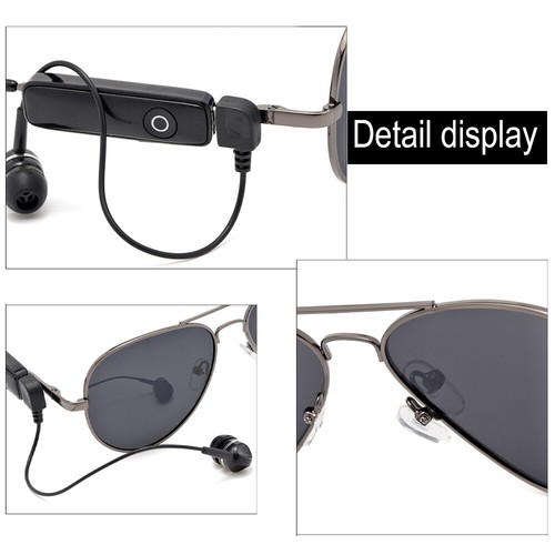 Gafas de sol polarizadas Bluetooth auriculares estéreo gafas inteligentes manos libres - Imagen 5 de 16