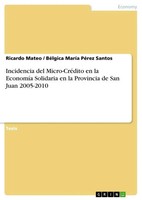 Ricardo Mateo (U. A.) | Incidencia Del Micro-CréDito En La EconomíA Solidaria...