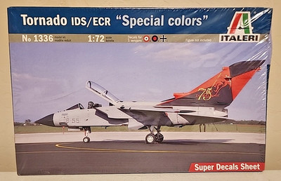 Italeri Tornado IDS/ECR Special Colors Kit # 1336 Factory Sealed Dented Box 1:72
