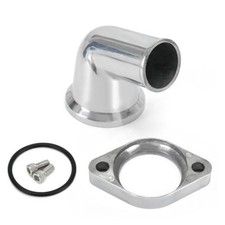 15 Swivel Water Neck Thermostat Housing Compatible with SBC and 15 Silver