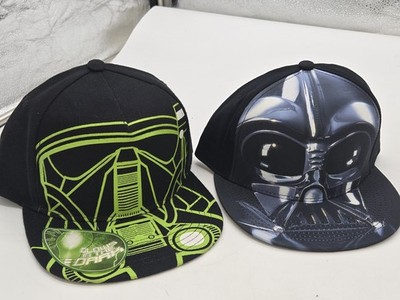 2 Star Wars Collector's Hats NWT Darth Vader & Kylo Ren Glow in the Dark