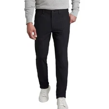 NEW Kirkland Men's 42x34 Commuter Pant Black 4-Way Stretch UPF 50
