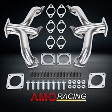 Stainless Steel Shorty Exhaust Manifold Headers Fit Ford Flathead V8 1932-1953 Stainless Steel Shorty Exhaust Manifold Headers Fit Ford Flathead V8 1932-1953