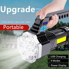 Super Bright 9900000LM 7 LED Torch Rechargeable Waterproof Flashlight Spotlight