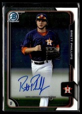 2015 BOWMAN CHROME AUTO BRETT PHILLIPS ASTROS