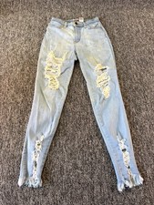 Vibrant M.I.U. Jeans Womens 7 Blue Denim Ligh...