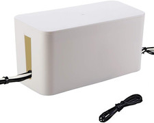 Mini Cable Management Cord Cover Wire Hider Box Concealer Organizer Protector Sy