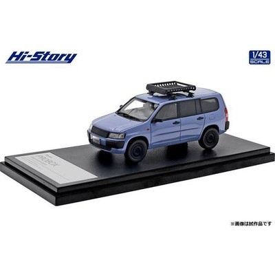 Hi-Story 1/43 Toyota Probox Lift Up Custom 2010 Bluish Gray Interallied