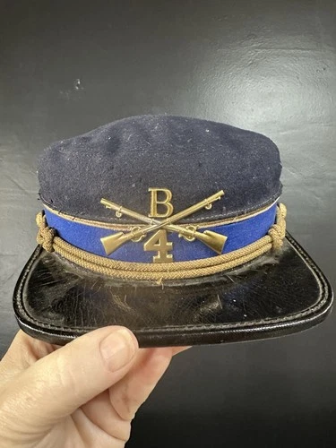 Antique Military Hat WW1 Spanish American War Hat Civil War Hat