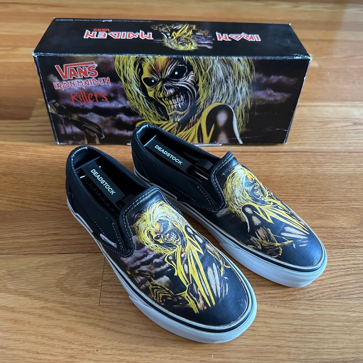 Vans Iron Maiden Killers Slip On Shoes Mens 4 Womens 5.5 Eddie