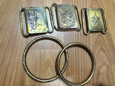 3 plus 2 , NVA North Vietnamese Belt Buckle , VC , THE NLF ,
