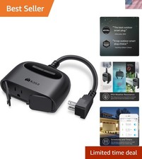 Dual-Control Kasa Outdoor Smart Outlet - Work...