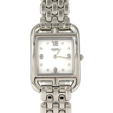 Authentic Hermès Cape Cod 8P CC1.210 Stainless Steel Quartz #230-000-334-2694