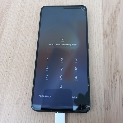 Xiaomi 12T Pro Schwarz 256GB Defekt Displaybruch Ersatzteil Spendergerät