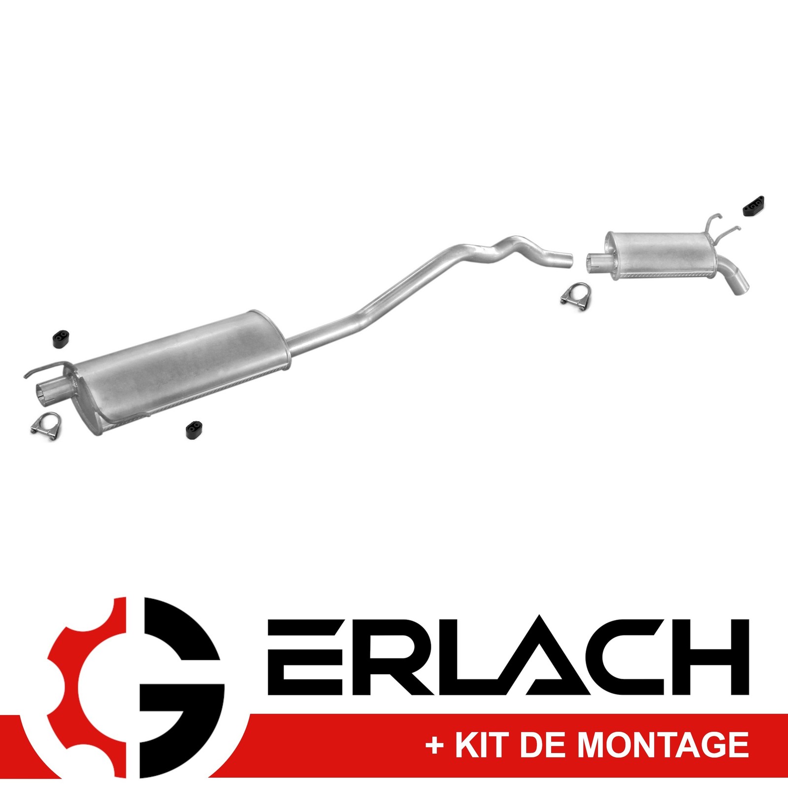 Silencieux pot d'échappement Renault Espace 2 essence et turbo diesel 236