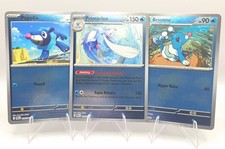 Popplio, Brionne, Primarina Lot (3 Cards) 018/084-020/084 Pitch Black (PBL) NM