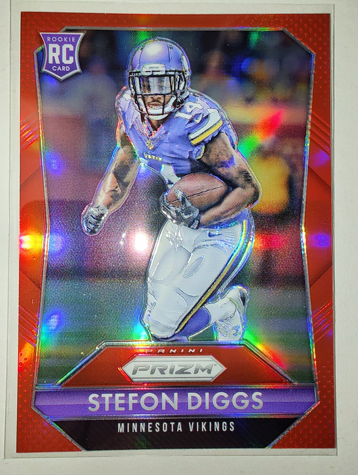 Stefon Diggs 2015 Red Prizm Rookie #285