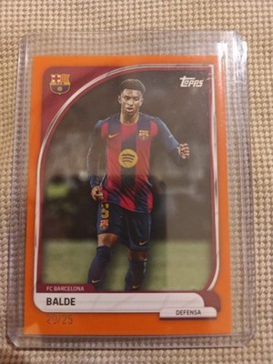 Alejandro Balde [Orange] #20/25 | 2025 Topps FC Barcelona Team Set TIN