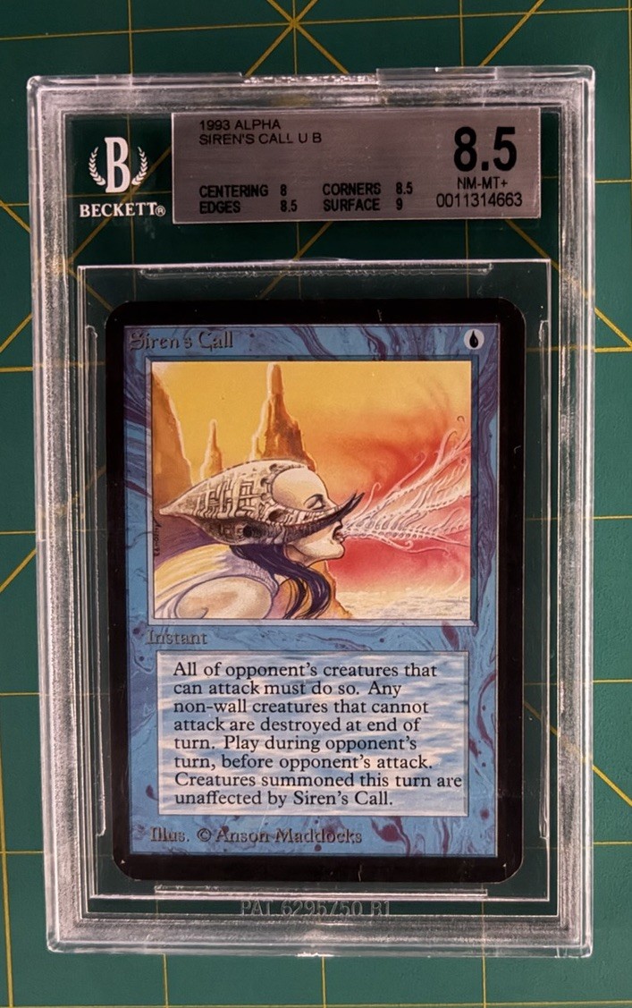 Alpha Siren’s Call BGS 8.5 Magic The Gathering MTG