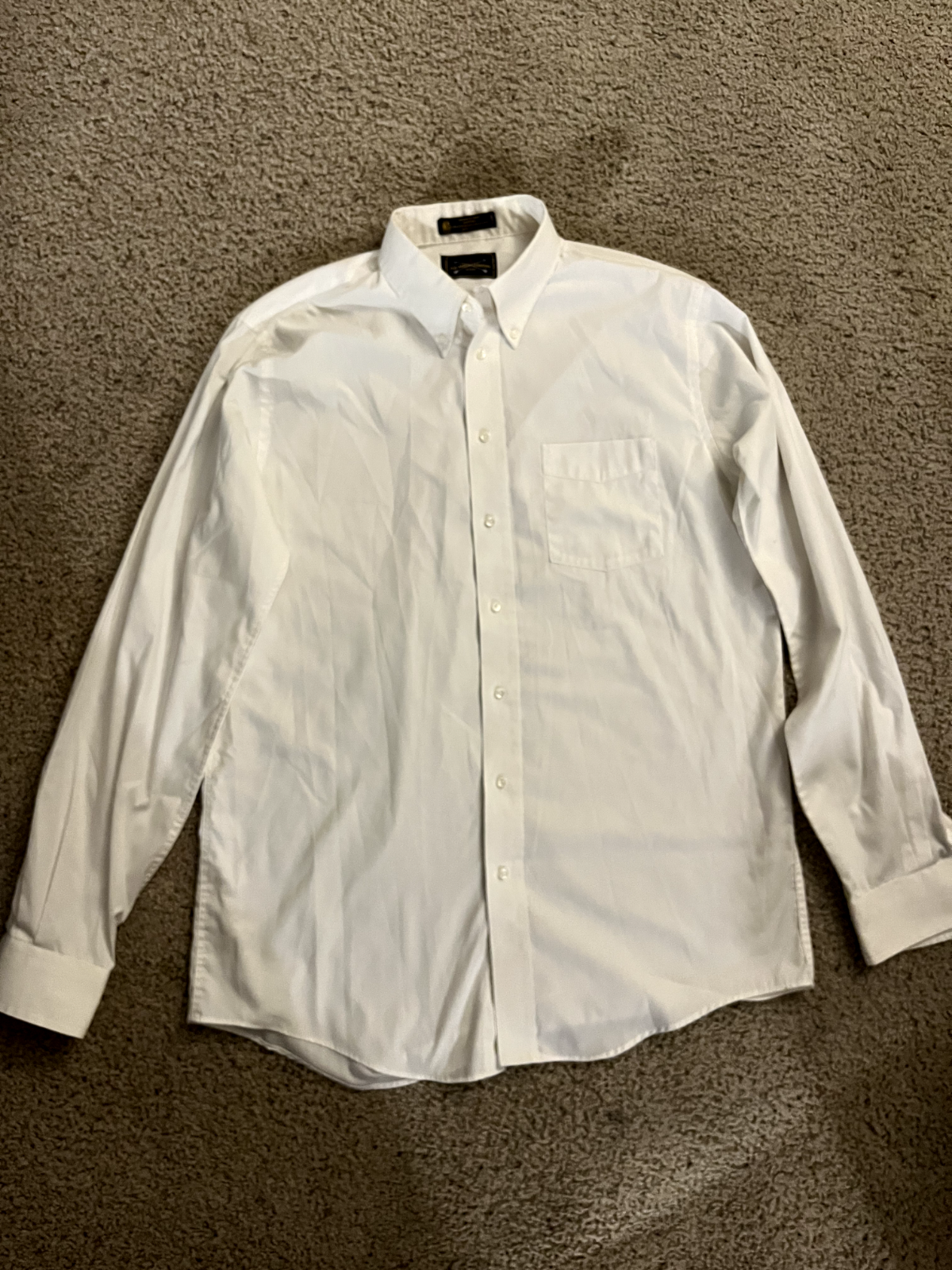 Vintage 90s Arrow Button Up Shirt Men’s 16.5-37 Tall White Made in USA