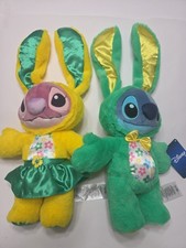 NEW 2026 Angel Stitch EASTER BUNNY Plush Disney Store 13" Lilo And Stitch