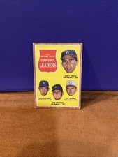1962 Topps League Leaders Sandy Koufax, Don Drysdale, Jim O'Toole #60